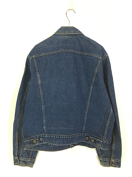 古着 70s USA製 Levi's 70505-0217 4th 濃紺 インディゴ デニム トラッカー ジャケット Gジャン 44 - 古着 通販  ヴィンテージ 古着屋 Dracaena ドラセナ