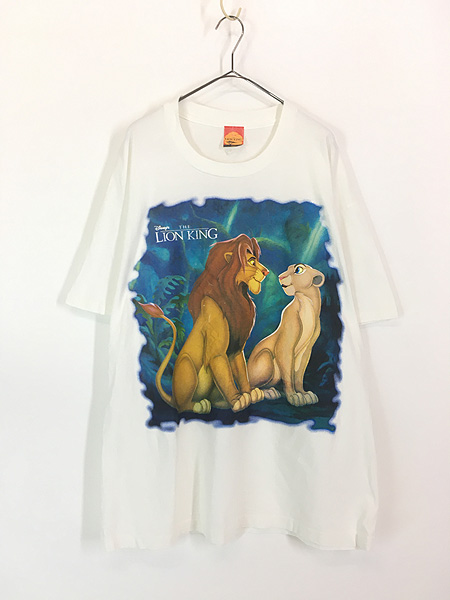 古着 90s Disney The Lion King ライオンキング シンバ ナラ Tシャツ XXL位 - 古着 通販 ヴィンテージ 古着屋  Dracaena ドラセナ