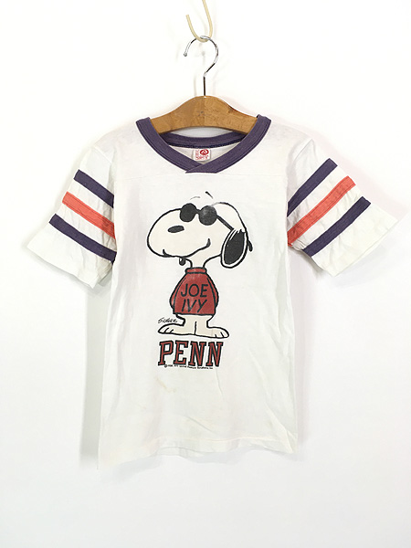 キッズ 古着 70s USA製 ARTEX Snoopy スヌーピー 「PENN