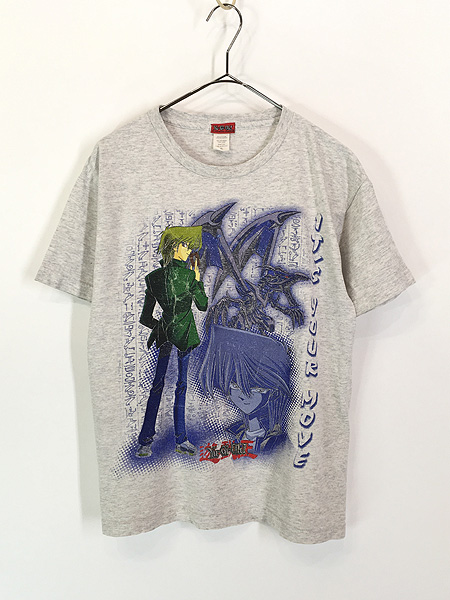 レディース 古着 90s Yu-Gi-Oh! 遊戯王 城之内克也 真紅眼の黒竜 逆輸入 キャラクター Tシャツ XL　古着 - 古着 通販  ヴィンテージ　古着屋 Dracaena ドラセナ