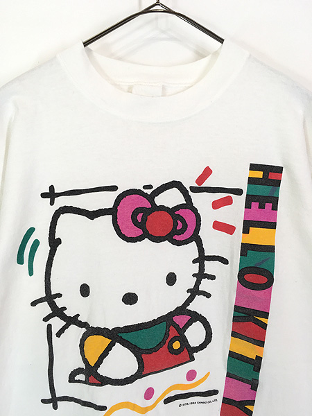 レディース 古着 90s USA製 Sanrio HELLO KITTY ハローキティ キティ 