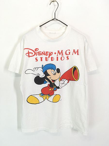 レディース 古着 90s Disney MGM STUDIOS ミッキー BIG プリント Tシャツ L位 古着 - 古着 通販 ヴィンテージ 古着屋  Dracaena ドラセナ