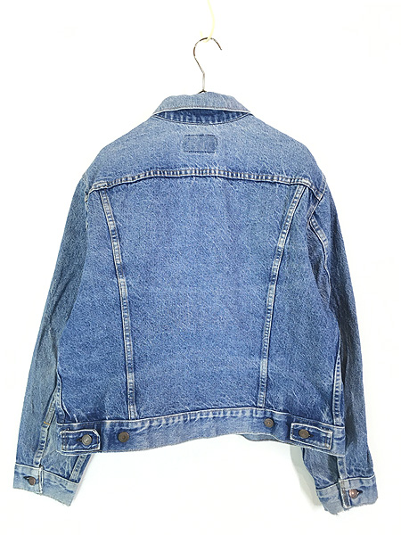 古着 70s USA製 Levi's 70505-0217 4th 濃紺 インディゴ デニム トラッカー ジャケット Gジャン 44 - 古着 通販  ヴィンテージ　古着屋 Dracaena ドラセナ