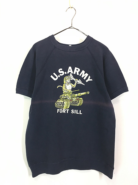 古着 60s Sportswear by Collegiate 「U.S.ARMY」 カラー フロッキー