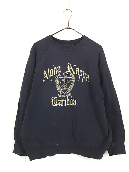 古着 60s 「Alpha Kappa Lambda」 3段 カレッジ フロッキー