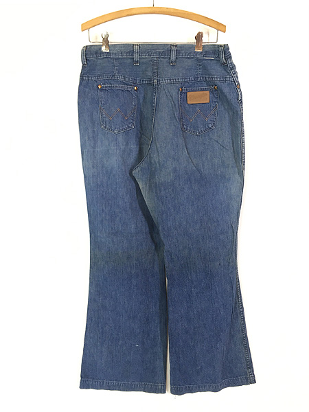 古着 70s USA製 Wrangler ライトオンス デニム フレア