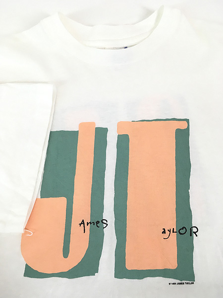 古着 90s USA製 James Taylor 「94」 ツアー ロック ミュージック T 