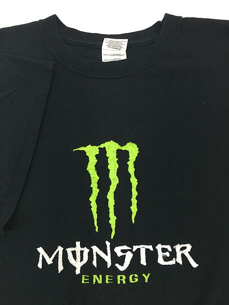 古着 MONSTER モンスター エナジー ドリンク 企業 刺しゅう Tシャツ XL 古着 - 古着 通販 ヴィンテージ 古着屋 Dracaena  ドラセナ