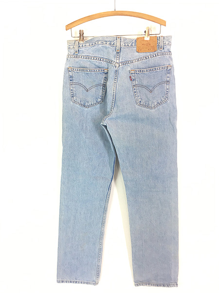 古着 90s Levi's 505-4834 ブルー デニム パンツ ジーンズ スリム W34 L32 - 古着 通販 ヴィンテージ 古着屋  Dracaena ドラセナ