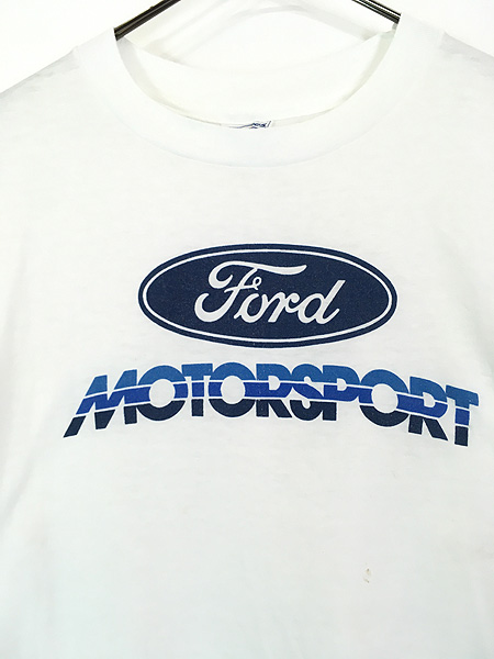 古着 80s USA製 Ford MOTORSPORT フォード 車 企業 Tシャツ XL 古着 - 古着 通販 ヴィンテージ 古着屋  Dracaena ドラセナ