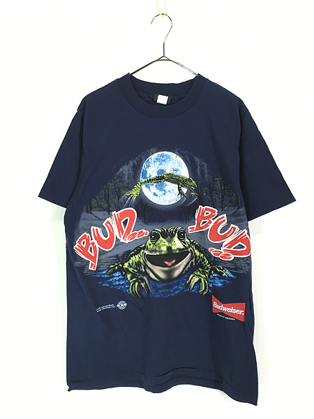 袖丈1990s ビンテージ　バドワイザー　カエル　tシャツ