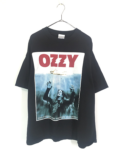 古着 00s Ozzy Osbourne 「Too Intense For Younger Children」 OZZY JAWS!! ヘヴィ メタル  ロック バンド Tシャツ XL位 極上!! - 古着 通販 ヴィンテージ 古着屋 Dracaena ドラセナ