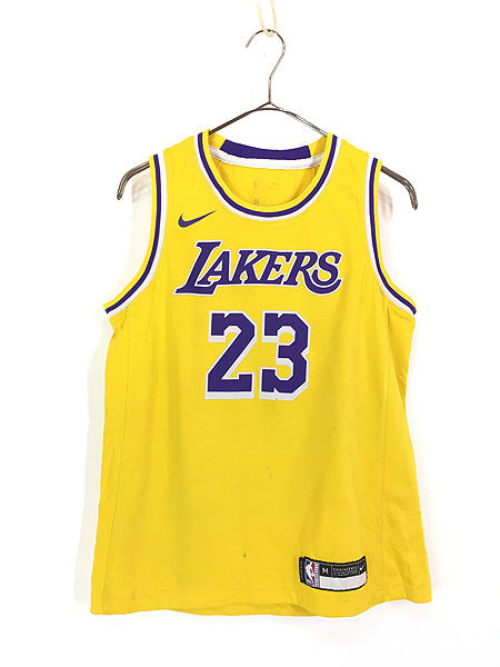 古着 NIKE NBA Los Angeles Lakers レイカーズ No23 「JAMES」 タンクトップ M 古着 - 古着 通販  ヴィンテージ　古着屋 Dracaena ドラセナ