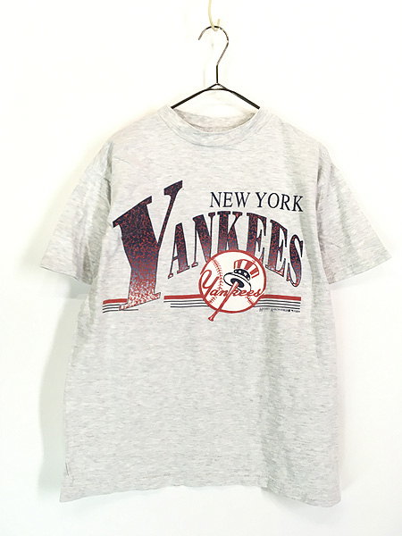 古着 90s MLB NY Yankees ヤンキース BIG ロゴ Tシャツ M 古着 - 古着 通販 ヴィンテージ　古着屋 Dracaena  ドラセナ