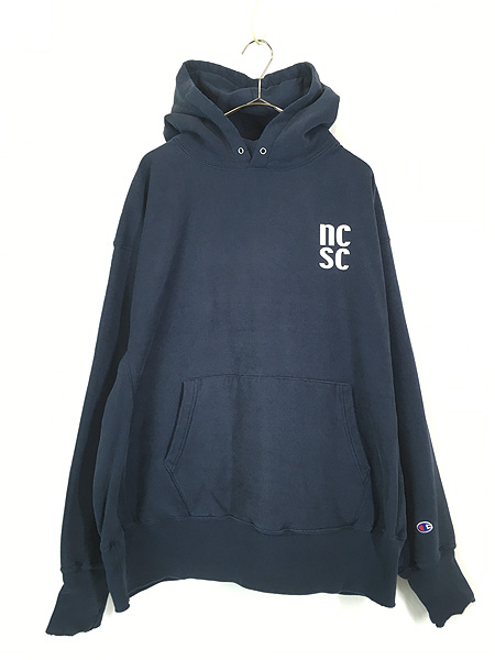 古着 90s USA製 Jerzees Cotton Sweats 無地 ソリッド ヘビー ウェイト スウェット トレーナー 紺 XL - 古着 通販  ヴィンテージ 古着屋 Dracaena ドラセナ