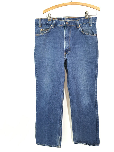 古着 90s USA製 Levi's 505-0215 ヒゲ ブルー デニム パンツ ジーンズ スリム W36 L30 古着 - 古着 通販 ヴィンテージ  古着屋 Dracaena ドラセナ