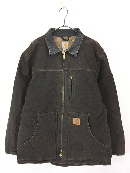 古着 00s 英国製 Barbour 縦ワラント 「DROVER」 本革 レザー襟 パデッド オイルド ワックス ジャケット M - 古着 通販  ヴィンテージ 古着屋 Dracaena ドラセナ