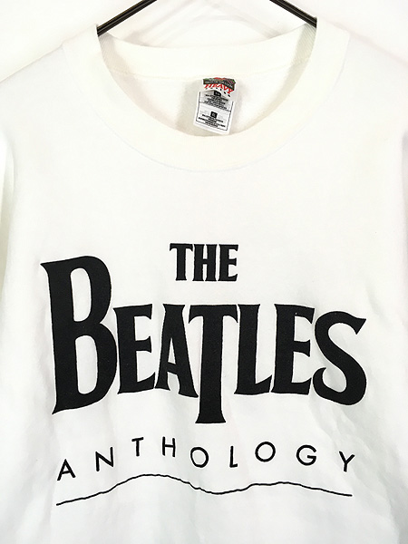 古着 90s The Beatles 「ANTHOLOGY」 プロジェクト ミュージック バンド ヘビー スウェット トレーナー XL - 古着 通販 ヴィンテージ  古着屋 Dracaena ドラセナ