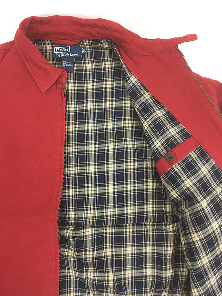 古着 90s Polo Ralph Lauren 裏地 チェック ワンポイント