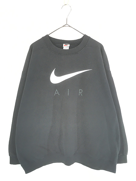 NIKE スウェット センタースウォッシュ 刺繍ロゴ 古着 グレー Mサイズ 古着 NIKE センター スウォッシュ ロゴ 刺しゅう ソリッド