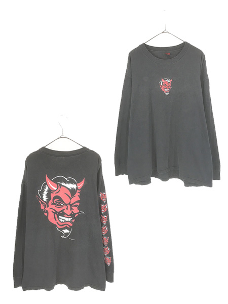 古着 90s USA製 FASHION VICTIM レッド デビル 豪華 4面