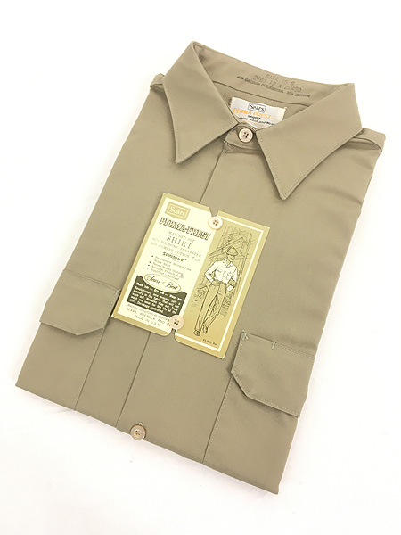 古着 90s BRUNO チェック リネン コットン バンドカラー シャツ