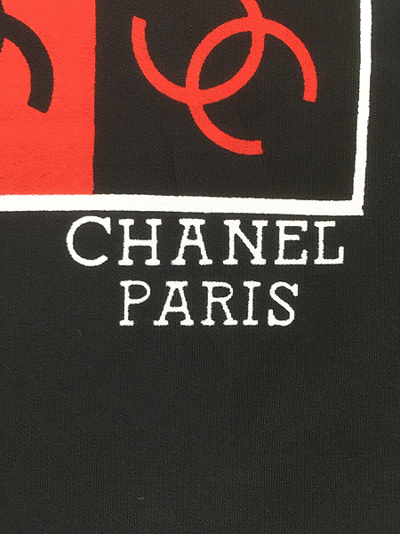 雑貨 古着 CHANEL マルチロゴ ココマーク スクエア シルク