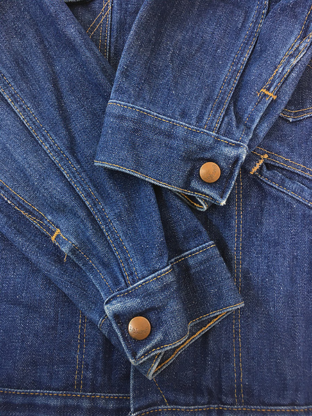 古着 70s USA製 Wrangler 126MJ No Fault Denims 濃紺 ブルー
