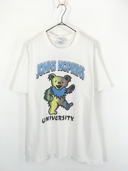 ヴィンテージ　90s グレイトフル・デッド　ベア　ラグ 古着 90s USA製 JHU Johns Hopkins University × Grateful Dead