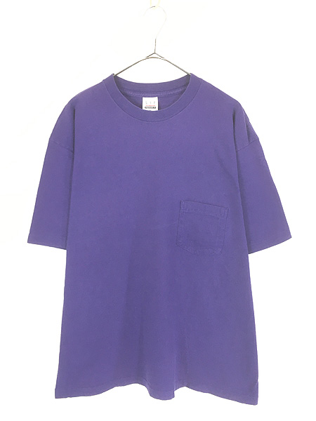 USA古着 80s 切替え プルオーバー シャツカットソー M～L トリコロール 25jl16h1.jpg