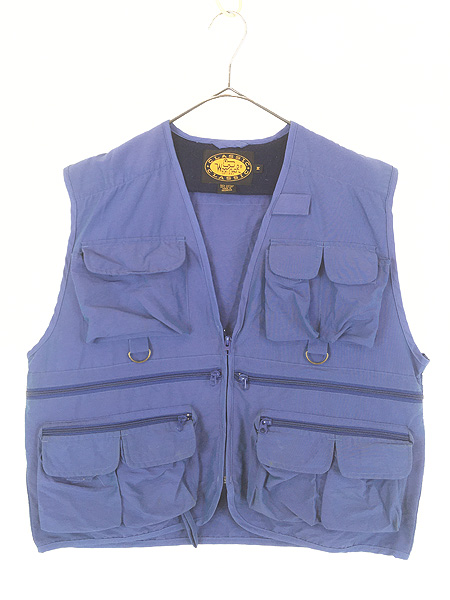 古着 90s GAP パイル フリース カーディガン ベスト XL - 古着