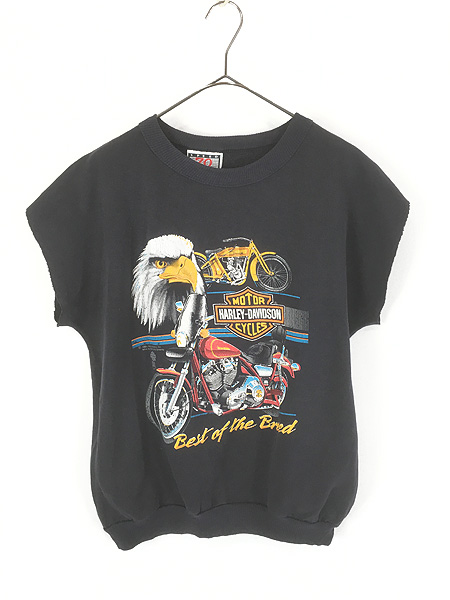 限定生産☆【Harley Davidson】'80s☆イーグル スウェットシャツ 古着 80s USA製 HARLEY DAVIDSON イーグル バイク グラフィック