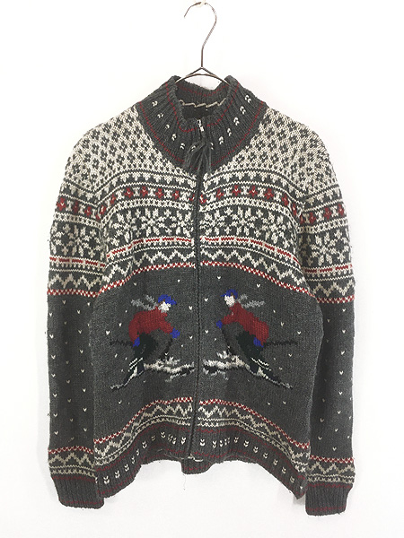レディース 古着 90s LAUREN Ralph Lauren スキー ノルディック柄