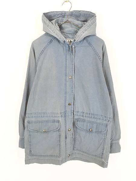 レディース 古着 80s USA製 LL Bean ブルー キャンバス