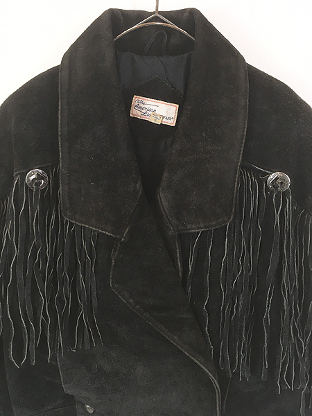 レディース 古着 80s the American Line by STEFANO 本革