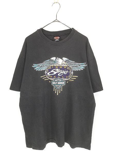 古着 90s USA製 HARLEY DAVIDSON イーグル バー&シールド T