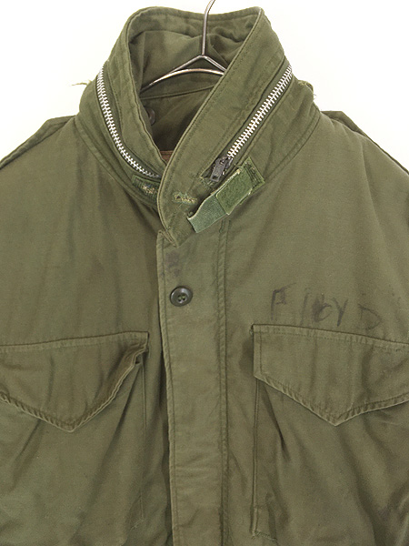古着 60s 米軍 US M-65 アルミジップ ミリタリー フィールド