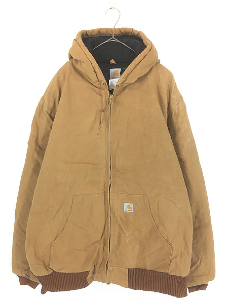 70s カーハート ブラウンダックジャケット カーハート ダックコート ブラウン XLくらい Carhartt ダック