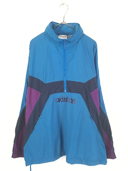 90s USA製 Chalk Line インディアンス ナイロンスタジャン L 90s USA製 Chalk Line インディアンス ナイロンスタジャン L