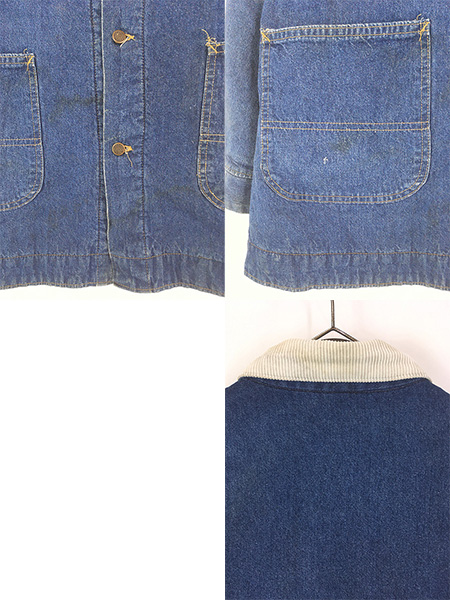 70s　sears　ビッグサイズ　濃紺　カバーオール　ブランケット　ビンテージ 70s sears ビッグサイズ 濃紺 カバーオール ブランケット ビンテージ