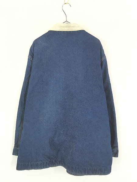 古着 80s USA製 Sears Roebucks ブランケット ライナー 濃紺