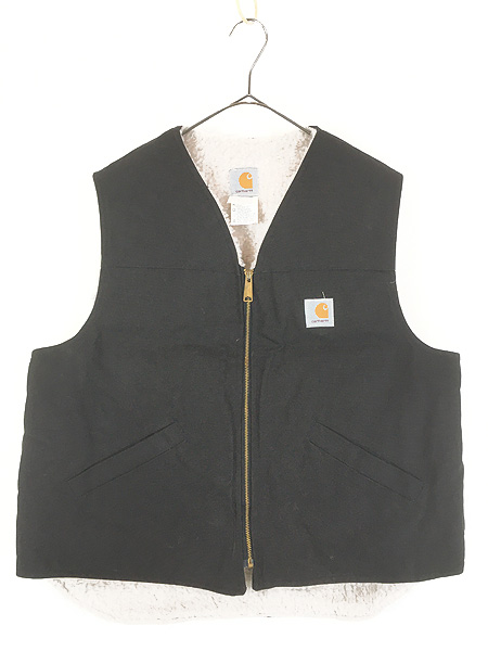 美品　カーハート　ベスト　ネイビー　XL 中古・古着通販】CarHartt (カーハート) ダックベスト ネイビー