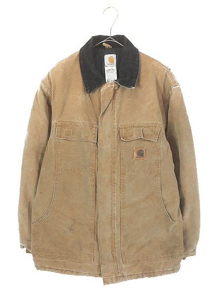 古着 60-70s Carhartt ブラウン ダック パデット オールインワン