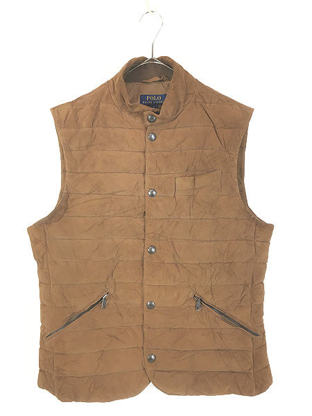 レディース 古着 Ripples レースアップ パデッド 本革 レザー ダブル