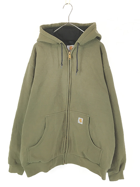 古着 80s- Carhartt 裏地 メッシュ ワンポイント 刺しゅう スウェット