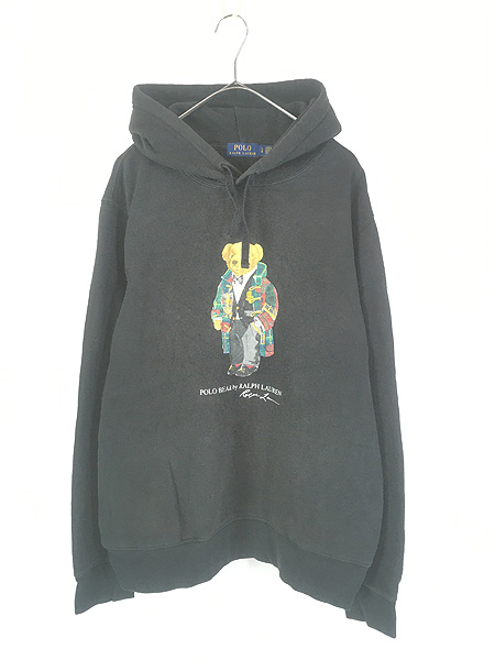 古着 Polo Ralph Lauren ワンポイント ソリッド スウェット ジップ