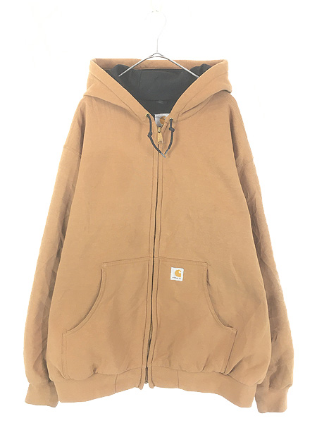 古着 90s USA製 Russell High Cotton マルチ リブライン ヘビー